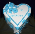 Torta Srdce na 50tku