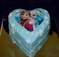 Torta Srdce Frozen