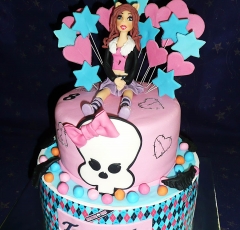 Monster High torta