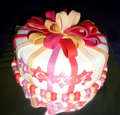 Torta s mašličkou