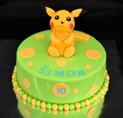 Pokemon na torte