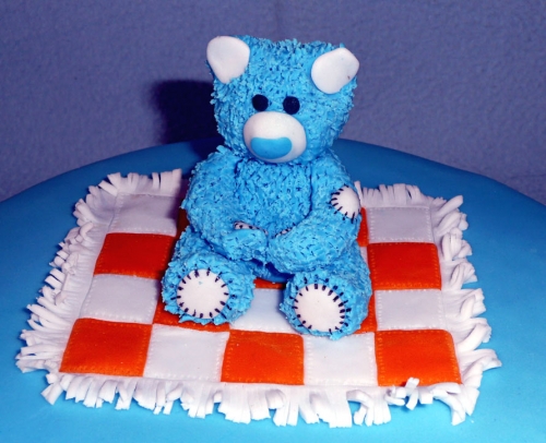 Svadobné torty » Torta Macko, Teddy bear, ozdoba na tortu