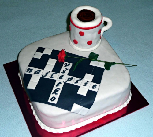 Torty pre ženy » Torta Narodeninová torta sudoku