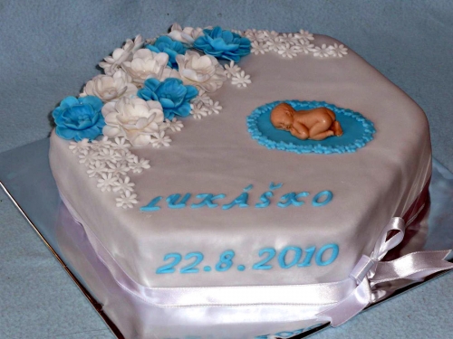 Krstinové torty » Torta Krstinová torta , bábätko