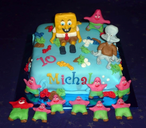 Svadobné torty » Torta Spongebob