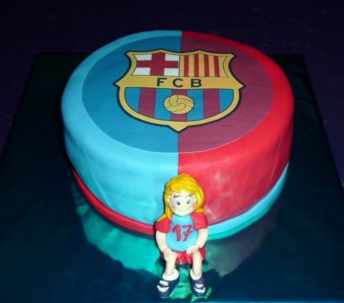 Svadobné torty » Torta FC Barcelona