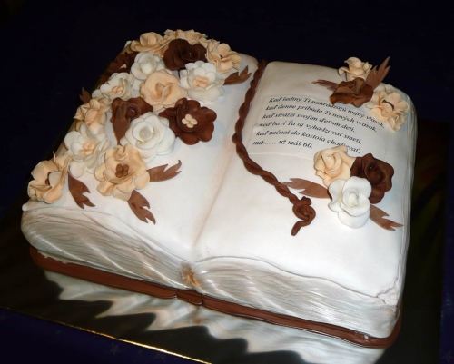 Najnovšie torty » Torta Kniha