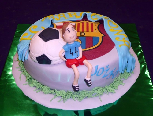 Svadobné torty » Torta Futbalová FCB