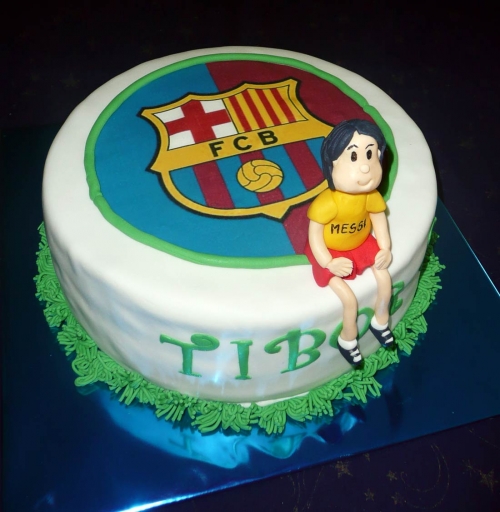 Svadobné torty » Torta Futbalová FCB