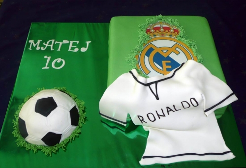 Svadobné torty » Torta Futbalová Ronaldo