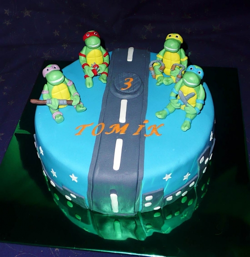 Torty » Torta Ninja korytnačky