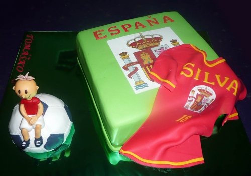 Svadobné torty » Torta Futbal Espaňa