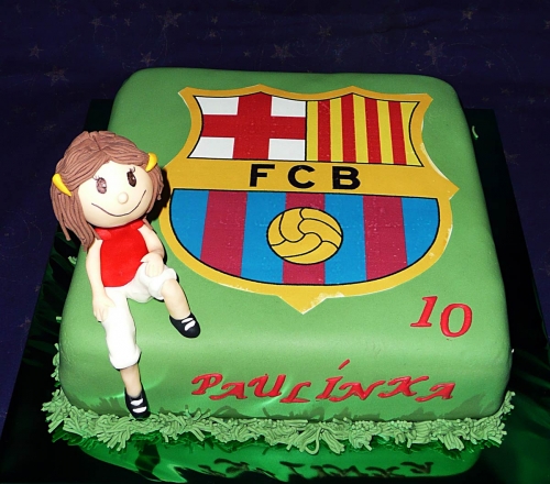 Torty » Torta Futbalová FCB