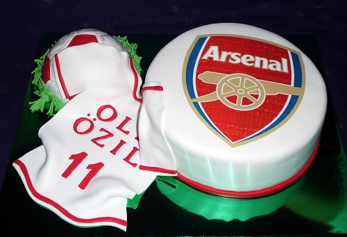 Svadobné torty » Torta Futbalová Arsenal