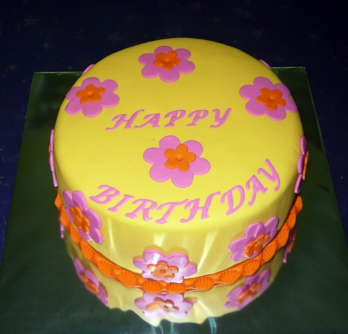 Kvietkované torty » Torta Narodeninová