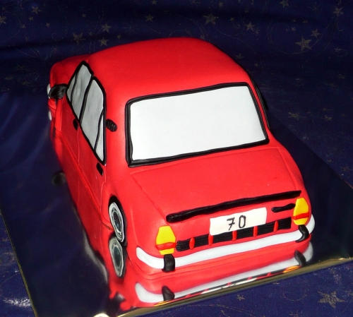 Najnovšie torty » Torta Auto Škoda 105