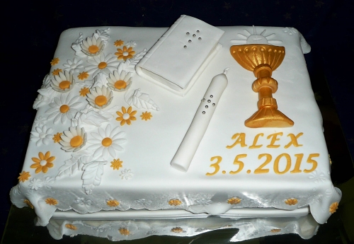 1. sv. prijímanie, birmovka » Torta Prvé sv. prijímanie