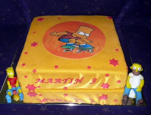 Torty » Torta Bart Simpson