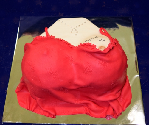 Torty pre dospelých » Torta Prsia na 40tku