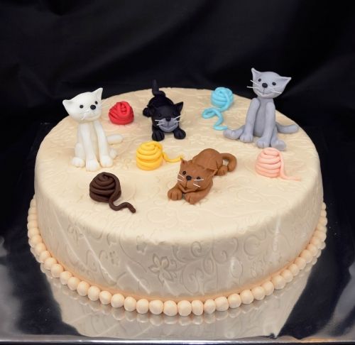 Torty pre dievčatá » Torta Mačičky na torte