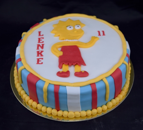 Svadobné torty » Torta Lisa Simpson