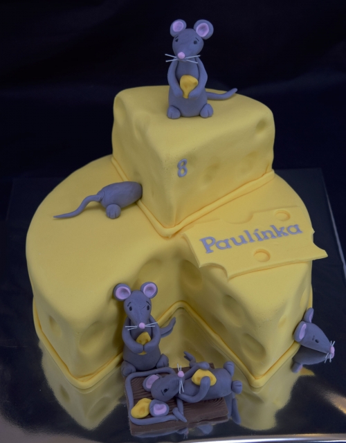 Torty » Torta Myšky na torte