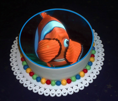 Nemo » Torta Torta Nemo, jedlé obrázky na torty, torty pre deti, Nemo sám doma