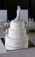 Troj a viac poschodové » Torta Svadobná  poschodová  biela torta