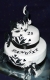 Svadobné torty » Torta Čierno biela