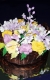 Torty pre ženy » Torta Košík s kvetmi