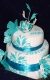 Svadobné torty » Torta Retro s kvetmi