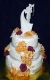Svadobné torty » Torta Zlaté ruže