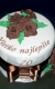 Kvietkované torty » Torta Kvety na 70tku