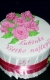 Kvietkované torty » Torta Ruže pre ženu