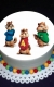 Alvin a Chipmunkovia » Torta Torta chipmunkovia, jedlé obrázky na tortu, torty pre deti s oblátkou alvin a chipmunkovia